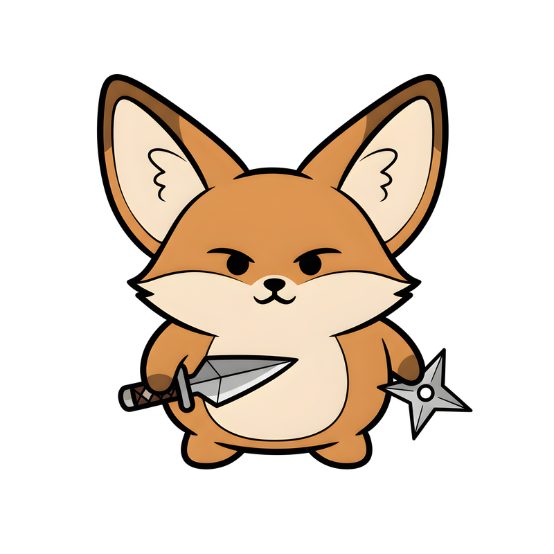 Ninja Fennec Adventure Tee