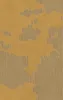 peeled golden kraft paper layers revealing corrugated cardboard fluting beneath in warm amber and tan tones