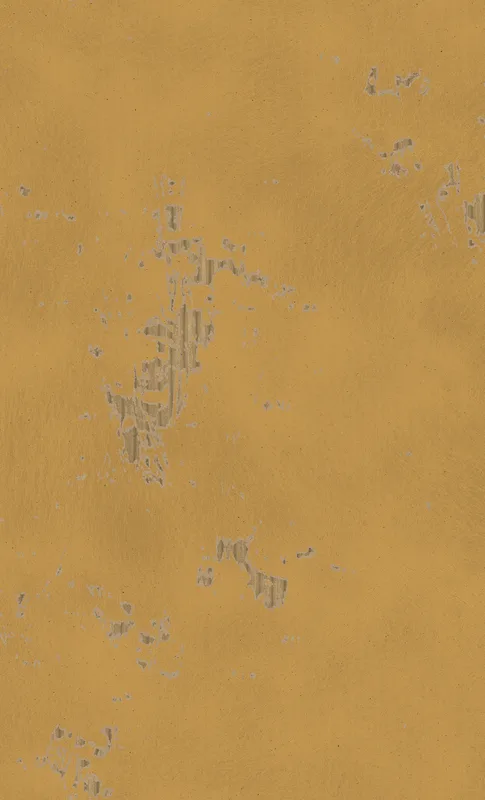 Golden Desert Storm Tough Case for Samsung design — peeling gold and ochre paint texture with scattered silvery grey patches