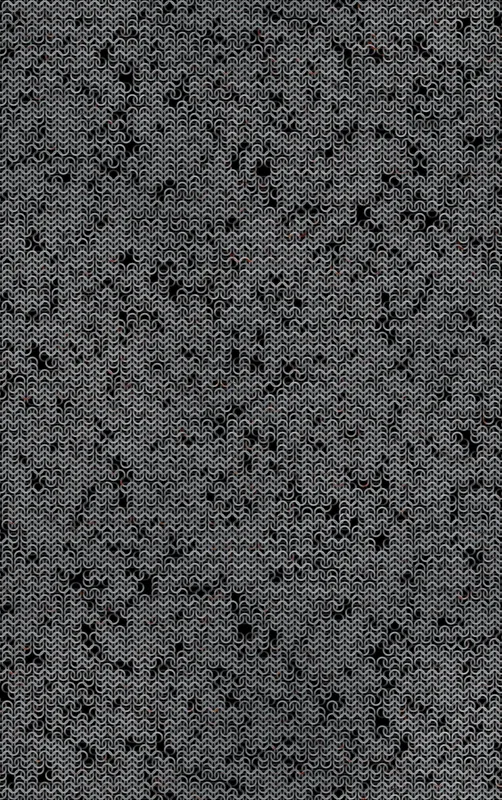 Dark Chain Mail Armor Tough Case for iPhone design — close-up seamless chain mail pattern in dark charcoal and gunmetal