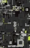 Circuit City Tough Case for iPhone design — top-down industrial blueprint with dense mechanical panels, circuit traces