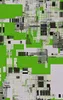 Circuit City Digital Camo Tough Case for iPhone design — aerial digital cityscape in electric green, black, and white