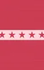 Crimson Stars Bold Stripe Tough Case for iPhone design — seven dark crimson stars on a blush pink horizontal stripe band