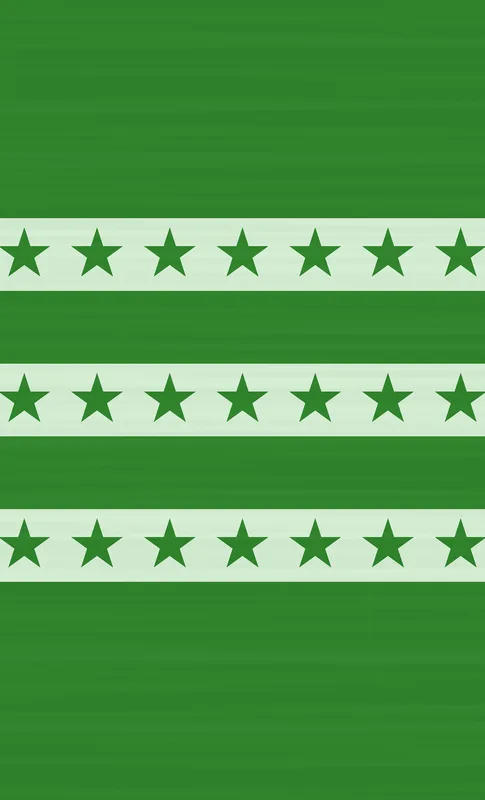 Green Star Stripes Tough Case for Samsung design — rows of dark green five-pointed stars on pale sage horizontal stripes