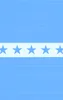 Seven Stars Sky Blue MagSafe Tough Case for iPhone design — seven blue five-pointed stars on a white horizontal band flanked