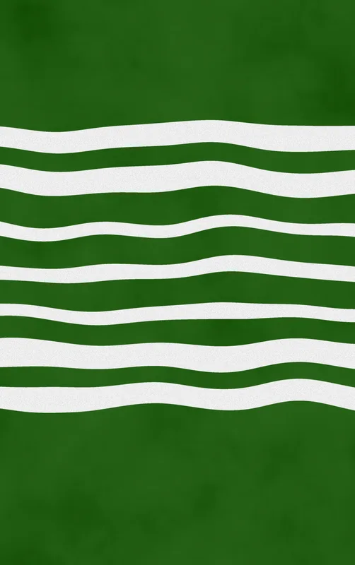 Forest Waves Sleek Tough Case for iPhone design — wavy white horizontal stripes flowing across a deep forest green