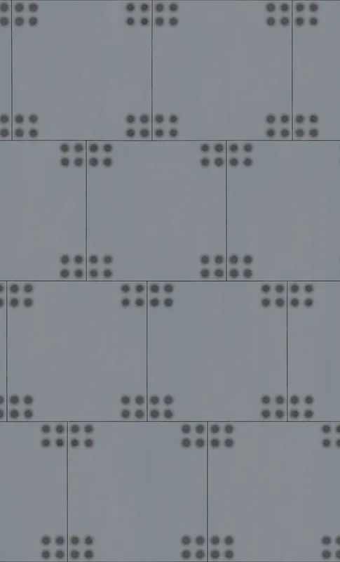 Steel Grid Dot Matrix Tough Case for Samsung design — repeating grid of small dark dot clusters arranged in pairs on a cool