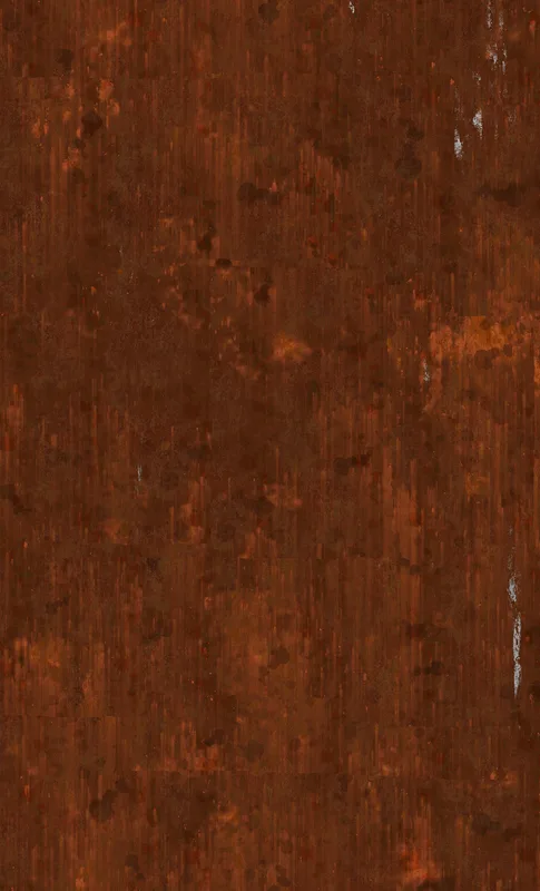 Iron Rust Weathered Metal Tough Case for Samsung design — heavily weathered iron surface with deep rust red and burnt orange