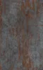 Rusted Iron Fortress Tough Case for Samsung design — heavily weathered steel plate with streaks of orange rust bleeding