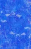 Electric Blue Splatter Storm Tough Case for iPhone design — vivid cobalt blue textured surface covered in scattered white