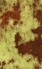 Rusted Decay Industrial Tough Case for Samsung design — peeling olive and gold paint revealing deep rust-red corroded metal