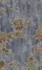 Urban Decay Peeling Paint Tough Case for Samsung design — peeling steel-blue paint revealing sandy plaster and rust-red
