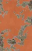 Crumbling Walls Rust MagSafe Tough Case for iPhone design — peeling terracotta orange plaster revealing muted sage and stone