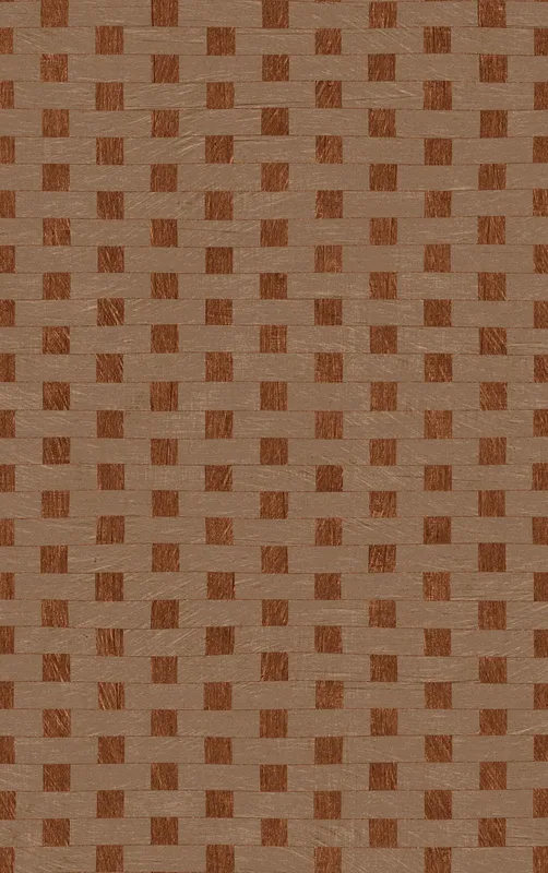 Woven Basket Weave Classic MagSafe Tough Case for iPhone design — close-up woven basket weave pattern in warm terracotta
