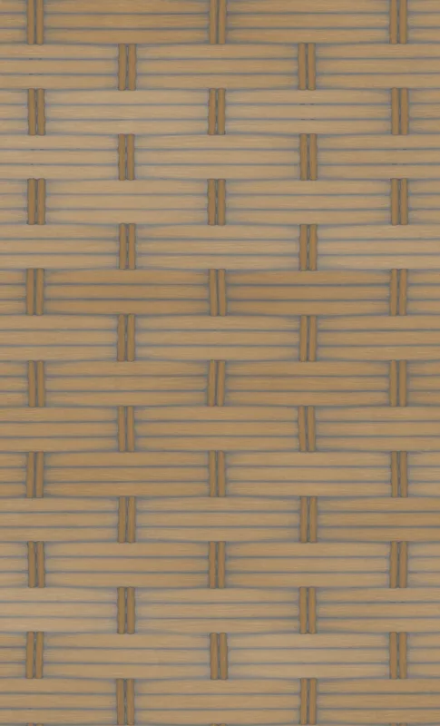 Woven Rattan Weave Tough Case for Samsung design — repeating woven basket weave pattern in warm golden tan tones
