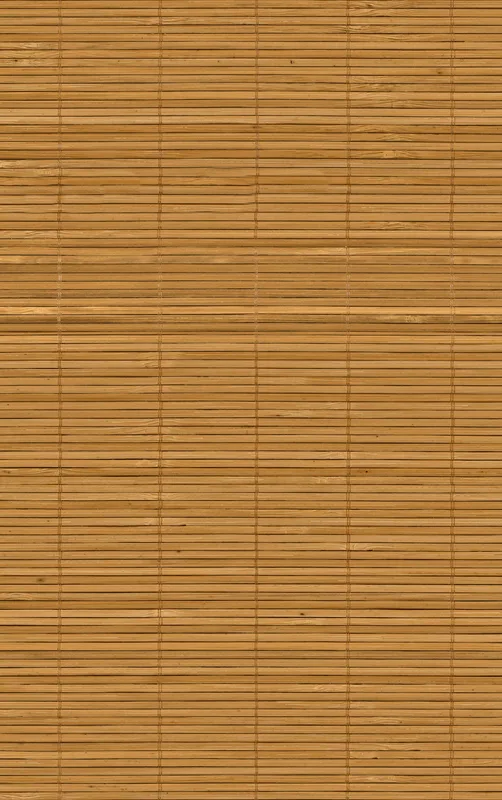 Woven Bamboo Mat Tough Case for iPhone design — closely woven bamboo reed mat texture in warm golden and amber tones