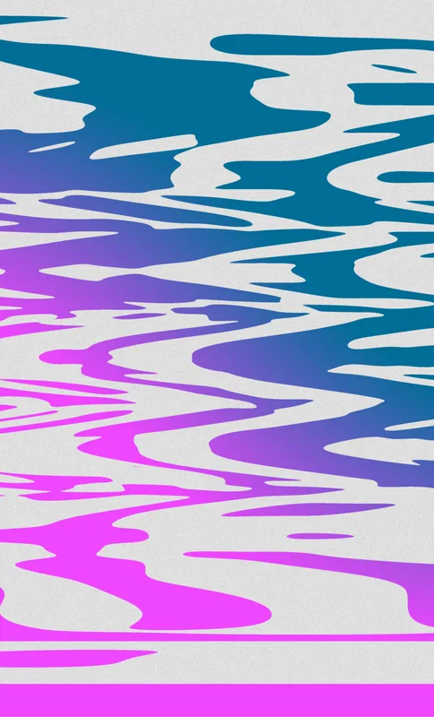 Neon Tide Wave Ripple Tough Case for Samsung design — rippling water waves in a teal to violet to hot pink gradient