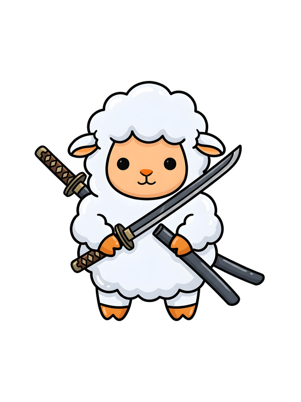 Samurai Sheep T-Shirt