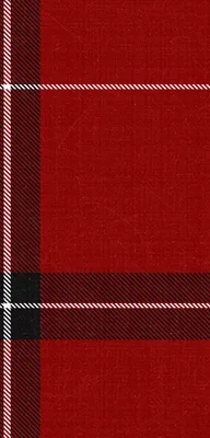classic tartan plaid pattern in deep crimson red with thick black and white intersecting stripes and fine diagonal weave lines