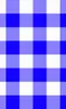 Classic Blue Gingham Tough Case for Samsung design — large-scale cobalt blue and white gingham check pattern