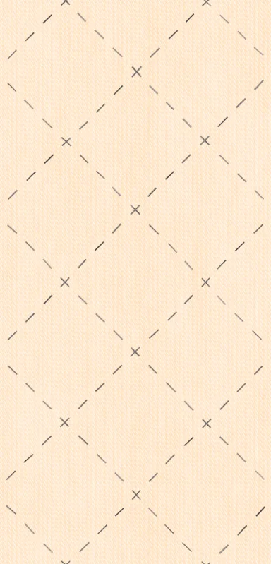 Delicate Cross Stitch Clear Case for iPhone design — repeating diagonal lattice of dashed lines and small X cross marks