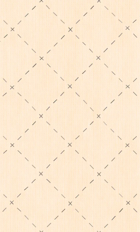 Stitched Diamond Lattice Tough Case for Samsung design — repeating hand-stitched diamond lattice with cross stitch accents