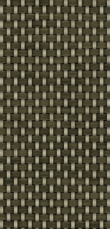 Woven Texture Clear Case for iPhone design — tightly woven basket weave pattern in olive green and warm beige tones