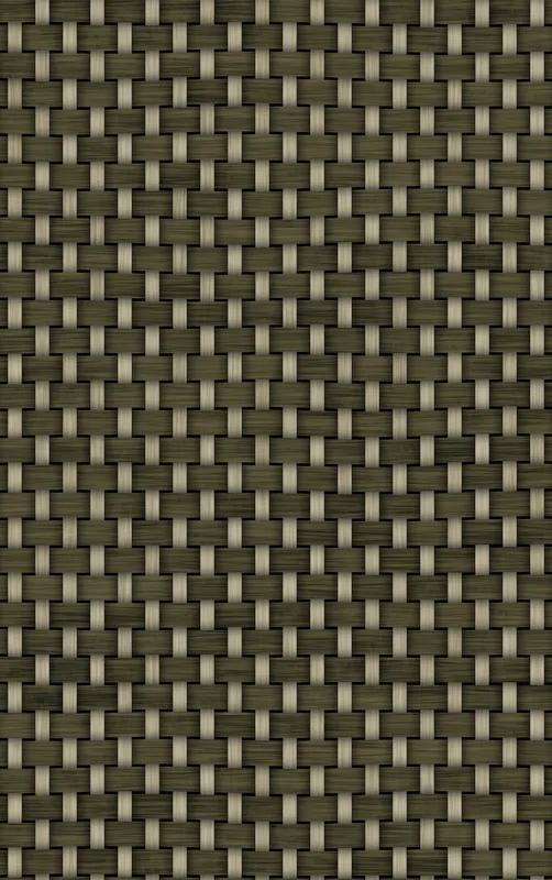 Woven Rattan Texture MagSafe Tough Case for iPhone design — tightly interlocked over-under basketweave pattern in deep olive