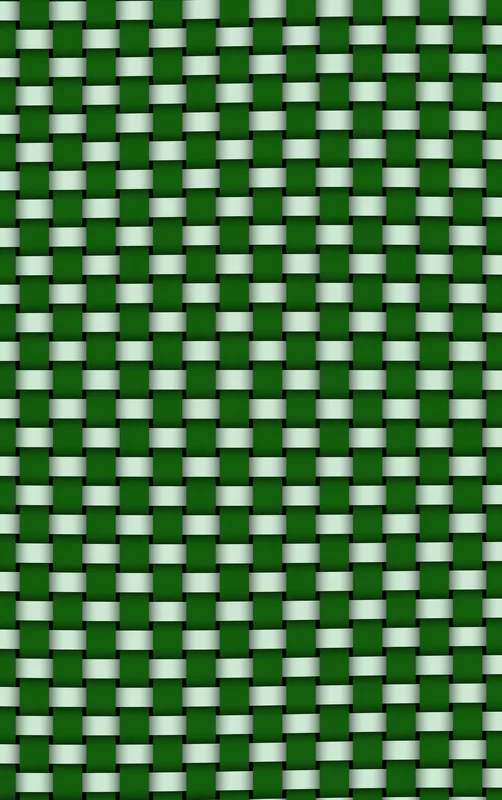 Green Woven Grid Illusion Tough Case for iPhone