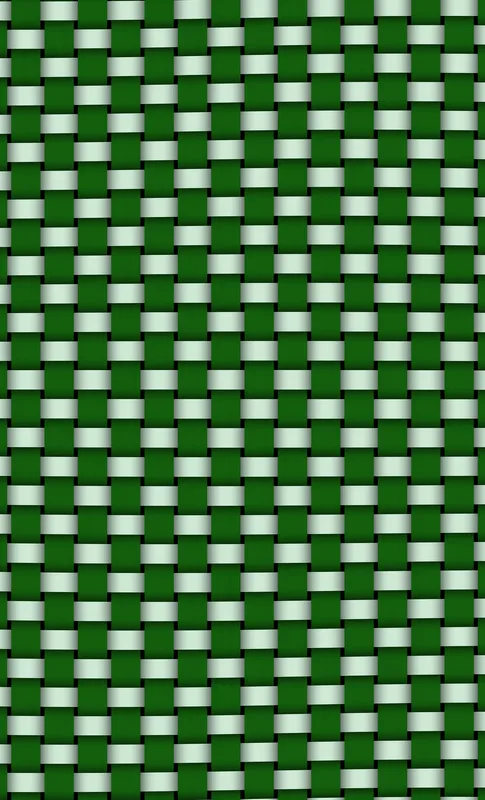 Grid Weave Green Lattice Tough Case for Samsung design — repeating basket-weave grid of deep forest green and pale mint