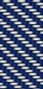 Steel Weave Blue Edition Clear Case for iPhone design — interlocking woven grid of deep navy blue and brushed silver strips