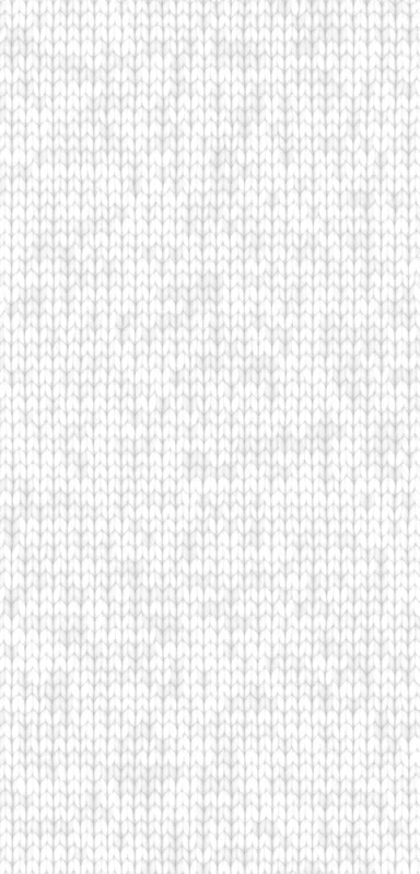 Winter White Knit Clear Case for iPhone design — seamless white knit fabric texture with faint silver-gray snowflake motifs