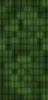 Forest Grid Clear Case for iPhone design — repeating grid of deep olive and emerald green textured cells with a faint skull