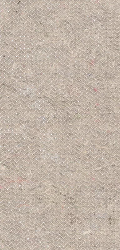 Raw Earth Texture Clear Case for iPhone design — seamless herringbone pattern in warm taupe and greige tones with scattered
