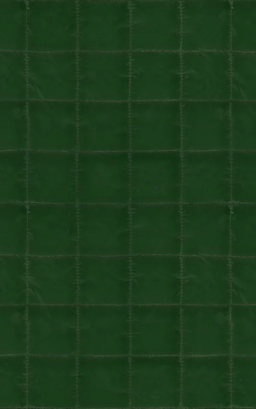 Forest Green Quilted Classic MagSafe Tough Case for iPhone design — deep forest green quilted fabric pattern with a subtle