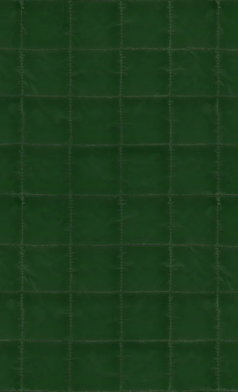Forest Green Quilted Grid Tough Case for Samsung design — deep hunter green quilted fabric surface with a tonal stitched