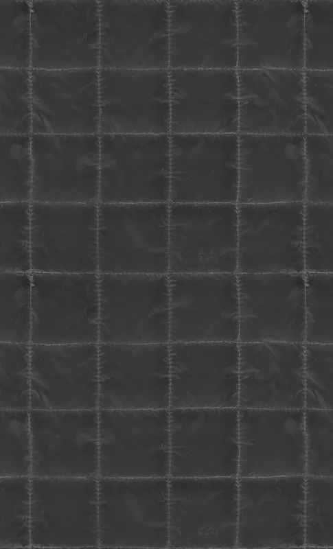 Stealth Grid Quilted Tough Case for Samsung design — dark charcoal quilted fabric pattern with a precise stitched grid