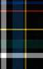 Highland Spirit Tartan MagSafe Tough Case for iPhone design — classic Scottish tartan pattern in black, royal blue, golden