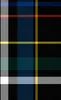 Highland Spirit Tartan Tough Case for Samsung design — classic Scottish tartan plaid with black base and bold crossing