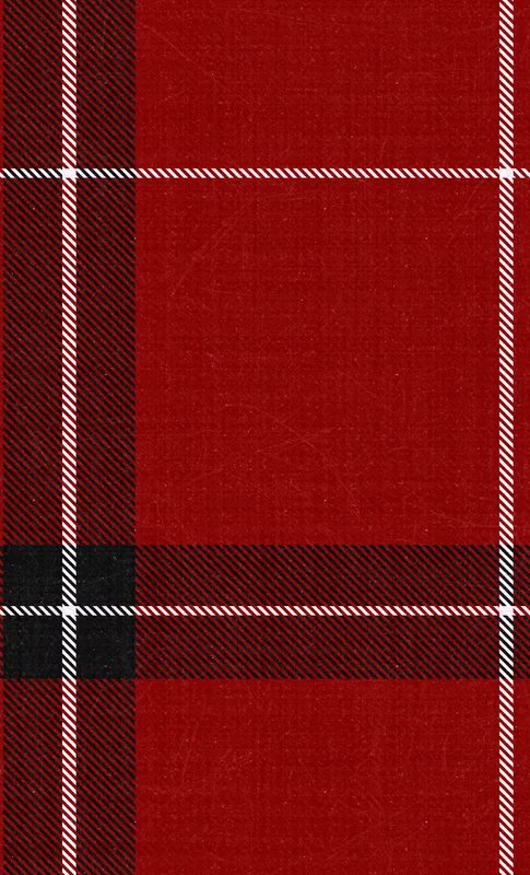 Highland Red Plaid Tough Case for Samsung design — classic red tartan plaid with thick black bands and white accent lines