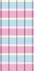 Pastel Plaid Clear Case for iPhone design — pastel pink, sky blue, pale yellow, and white tartan plaid with bold magenta