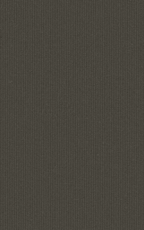 close-up woven textile surface in warm charcoal gray with fine horizontal ribbing and subtle tonal variation
