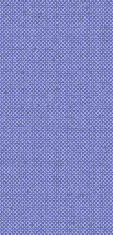 Periwinkle Woven Texture Clear Case for iPhone design — fine checkerboard woven pattern in periwinkle blue with subtle tonal
