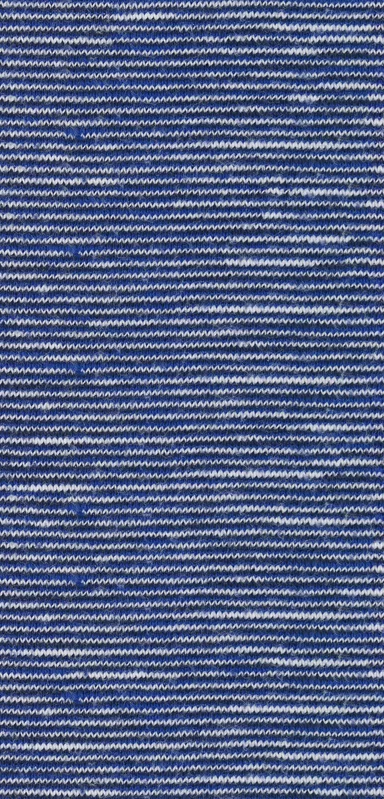 Ocean Wave Knit Clear Case for iPhone design — tightly woven horizontal rows of cobalt blue and white in a heathered knit