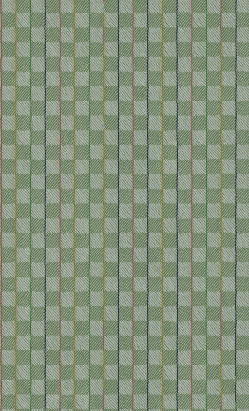 Garden Weave Stripe Tough Case for Samsung design — woven basketweave pattern with vertical sage green and mint stripes