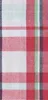 Holiday Plaid Clear Case for iPhone design — traditional madras-style plaid in crimson red, forest green, deep navy