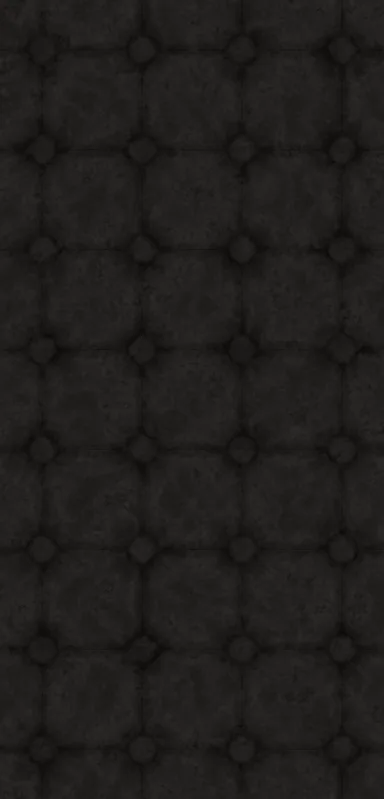 Dark Stone Grid Clear Case for iPhone design — repeating charcoal cobblestone grid with beveled tiles and ornate cross