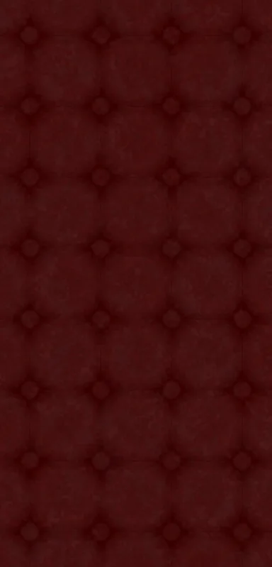 Crimson Lattice Clear Case for iPhone design — deep burgundy tufted lattice pattern with diamond grid and subtle floral