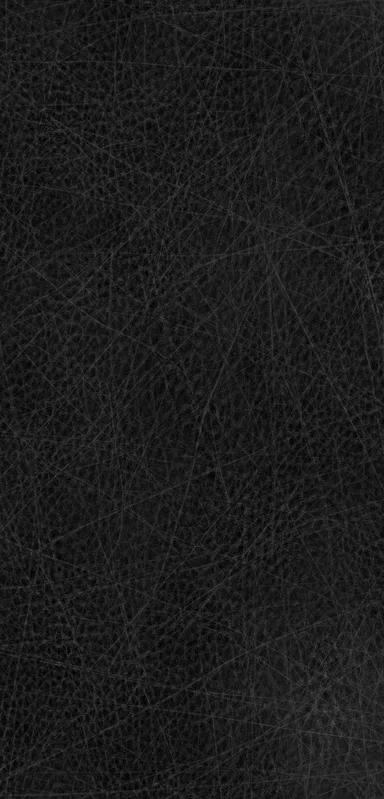 Scratched Black Leather Clear Case for iPhone design — close-up black leather surface with natural grain pores and scattered