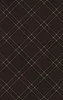 deep espresso brown quilted leather diamond grid pattern with fine dashed stitch lines at a 45-degree angle